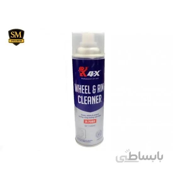 اسپری تمیز کننده رینگ و لاستیک خودرو 4X