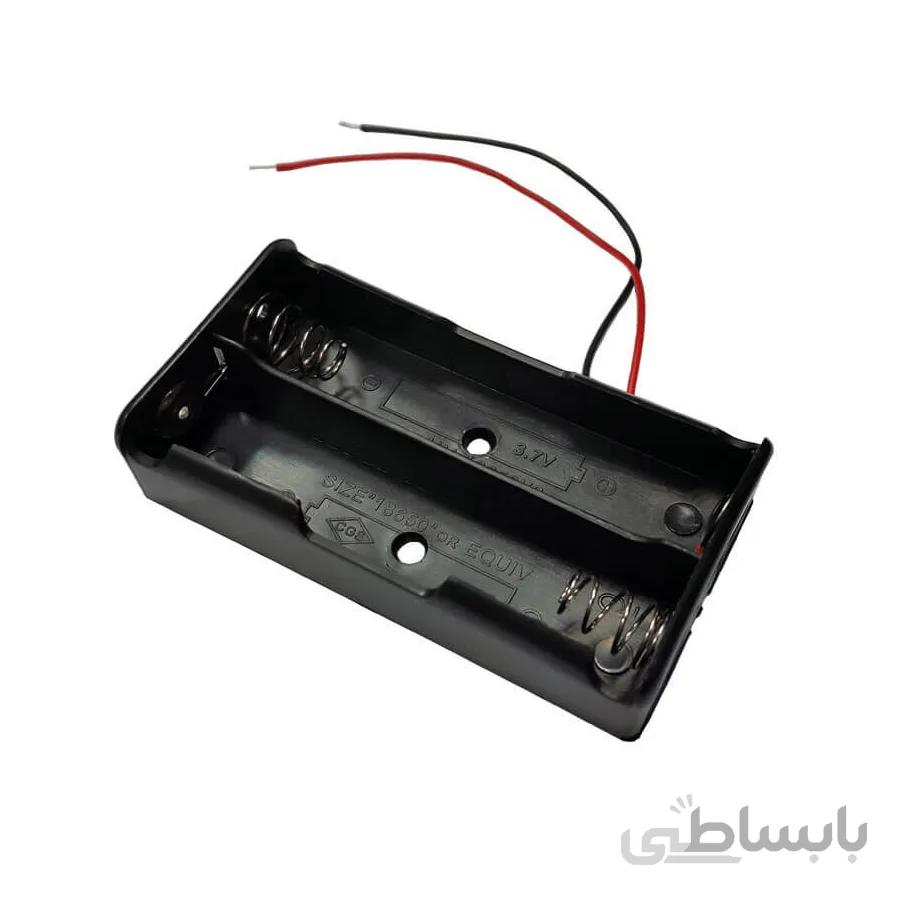 جاباتری دوبل باتری های لیتیوم یون 3.7V سایز 18650