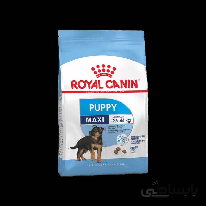 غذای خشک رویال کنین مخصوص توله سگ نژاد بزرگ مدل مکسی پاپی | Maxi Puppy ا Royal Canin Maxi Puppy