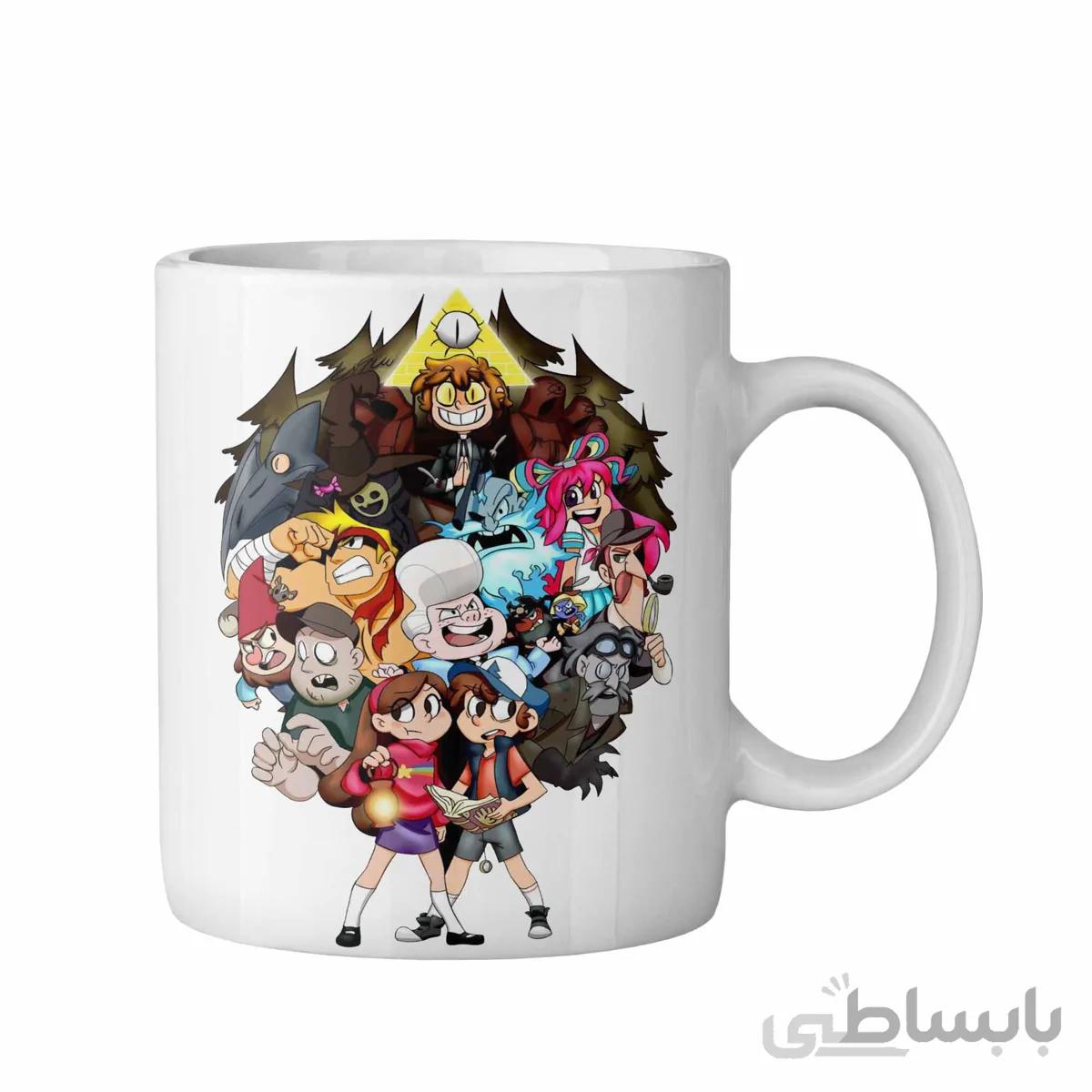 ماگ طرح انیمیشن ابشار جاذبه gravity falls کد 284847