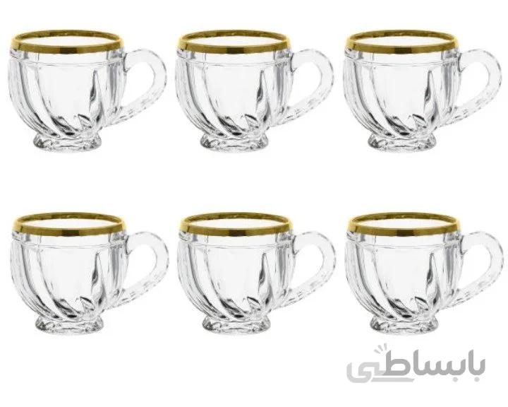 فنجان تولیپ لب طلا