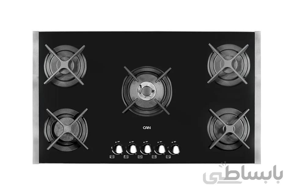 اجاق گاز کن استیل شیشه ای 525M ا 525M glass steel stove