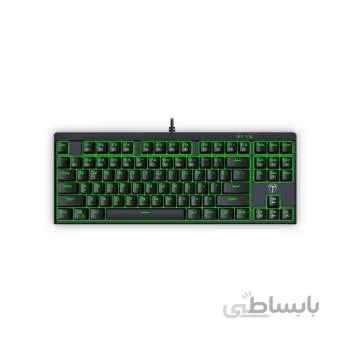 کیبورد گیمینگ با سیم تی دگر مدل کوروت T-TGK302-RD ا T-Dagger Corvette T-TGK302-RD Wired Gaming Keyboard
