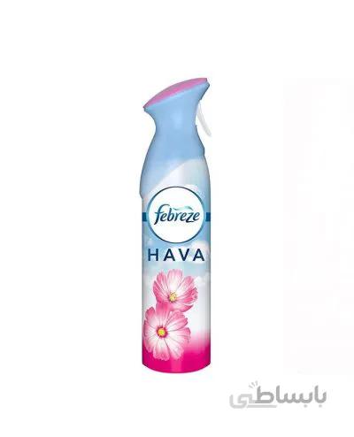 اسپری خوشبو کننده هوای فبریز با رایحه گل های بهاری حجم 300 میلی ا Air freshener spray febreze of bahar cicekleri 300ml