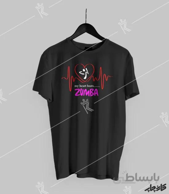 تیشرت مشکی زومبا Zumba 1