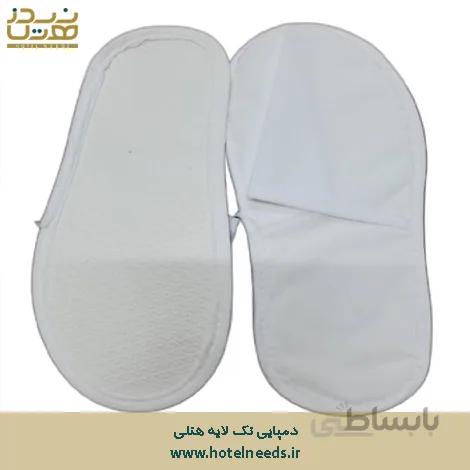 دمپایی تک لایه هتلی