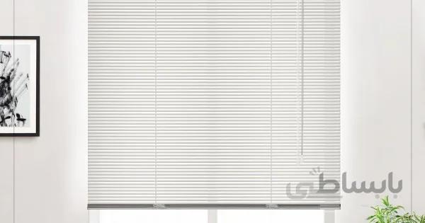 پرده کرکره فلزی 1.6 سانتیمتر ساده کد 16107