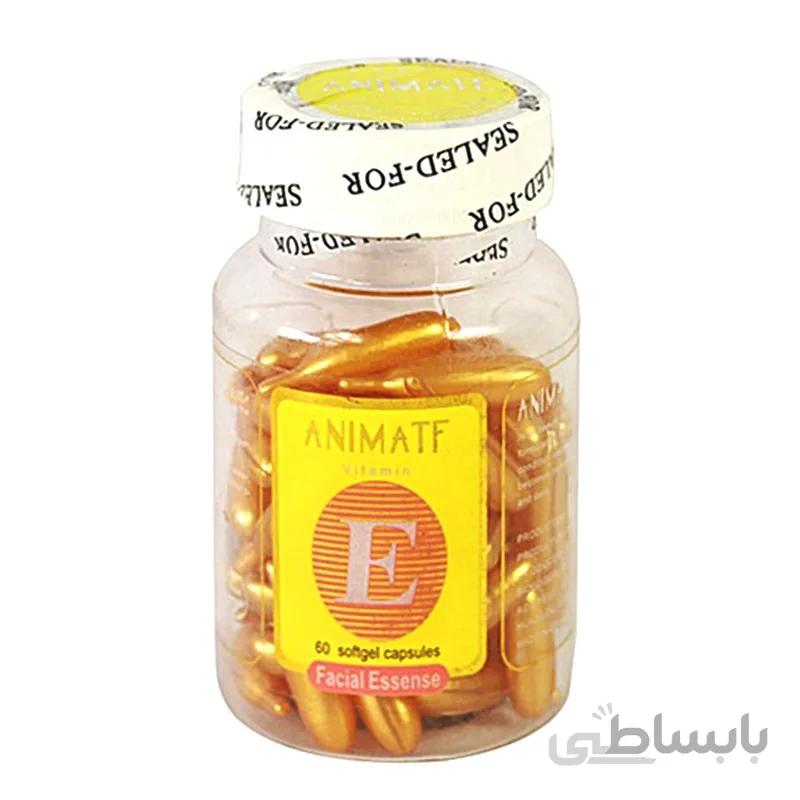 کپسول ضد چروک ویتامین E و آلوئه ورا انیمیت ا غنی از آلوئه ورا و ویتامین E است که جهت رفع چروک ها و خطوط ناشی از آفتاب و پیر شدن است . پس از مصرف روزانه این محصول نرمی و صافی پایدار پوست خود را احساس می کنید.