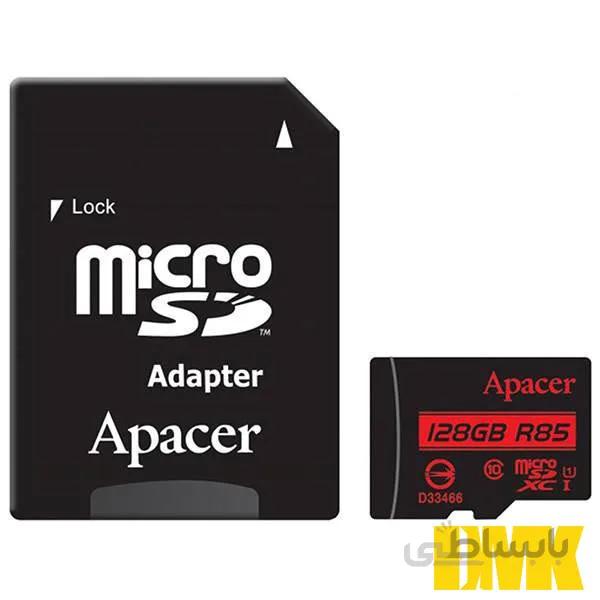 کارت حافظه microSDXC اپیسر کلاس 10 استاندارد UHS-I U1 ظرفیت 128 گیگابایت