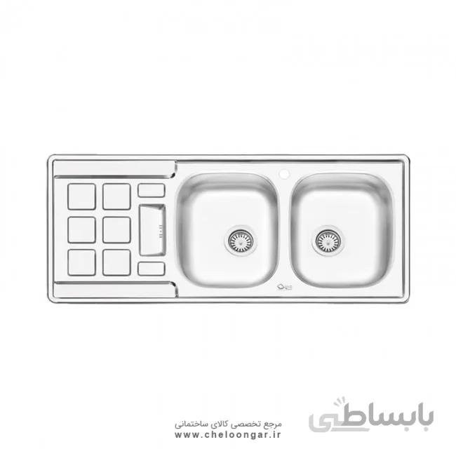سینک نیمه فانتزی ایلیا استیل 4021