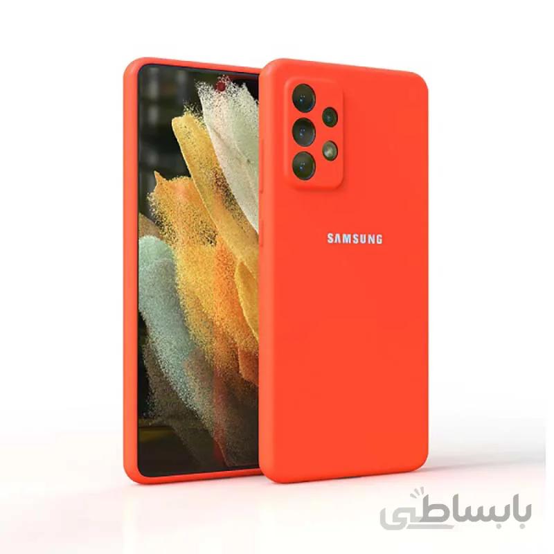قاب سیلیکونی محافظ لنزدار مناسب گوشی موبایل A72