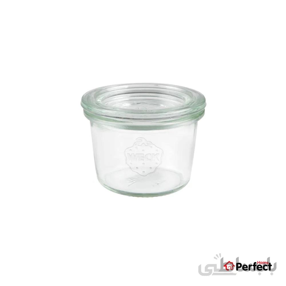ظرف شیشه ای در دار Weck 80ml مدل ۰۸۰