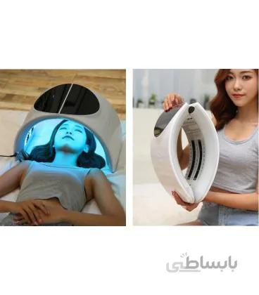 دستگاه تونلی ال ای دی نور درمانی7رنگ تاشو Female led facial mask 7 colors led light therapy