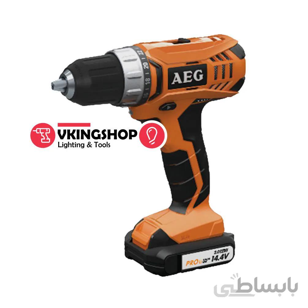 دریل چکشی پیچ گوشتی 2 سرعته 12 ولت آاگ مدل BSB12G3 Li