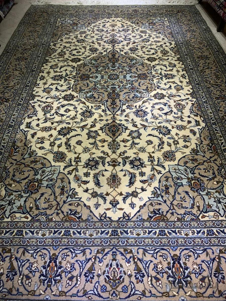 فرش دستبافت ۹ متری اردکان کرم