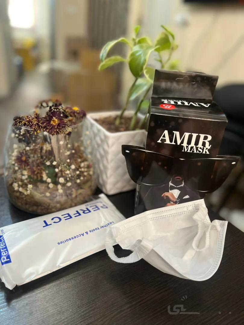 ماسک پرستاری کش لاتکسی پک 10 تایی بسته 50 عددی رنگ سفید