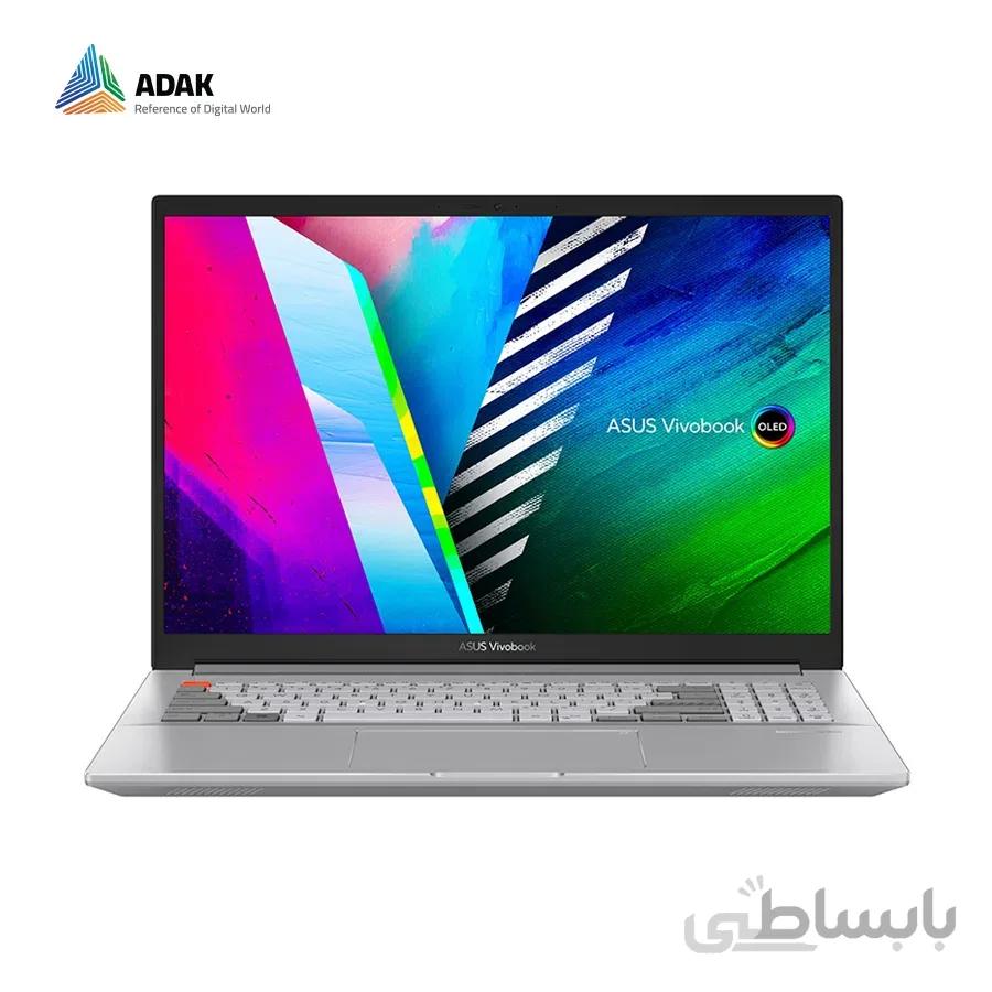 لپ تاپ ایسوس VivoBook Pro 16X OLED M7600QE-A ا Asus R9 5900HX-32GB-1TB SSD-4GB 3050Ti-4K OLED Laptop
