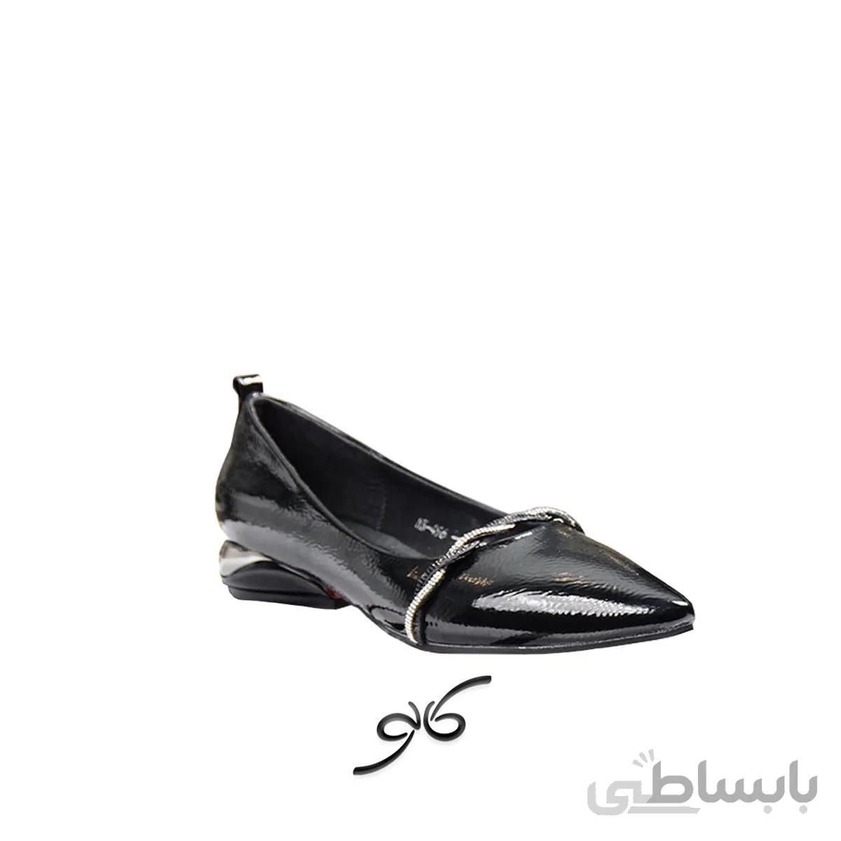کفش مجلسی پاشنه کوتاه زنانه - 496