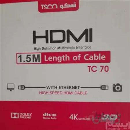 کابل HDMI تسکو مدل TC 70 به طول 1.5 متر — تصویر 1