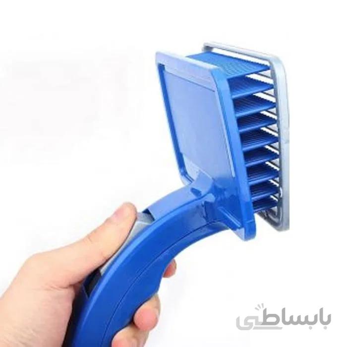 برس مخصوص سگ و گربه به همراه دکمه تخلیه سایز بزرگ