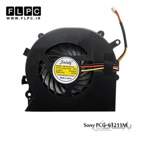 فن لپ تاپ سونی PCG-61211M سه سیم Sony PCG-61211M Laptop CPU Fan