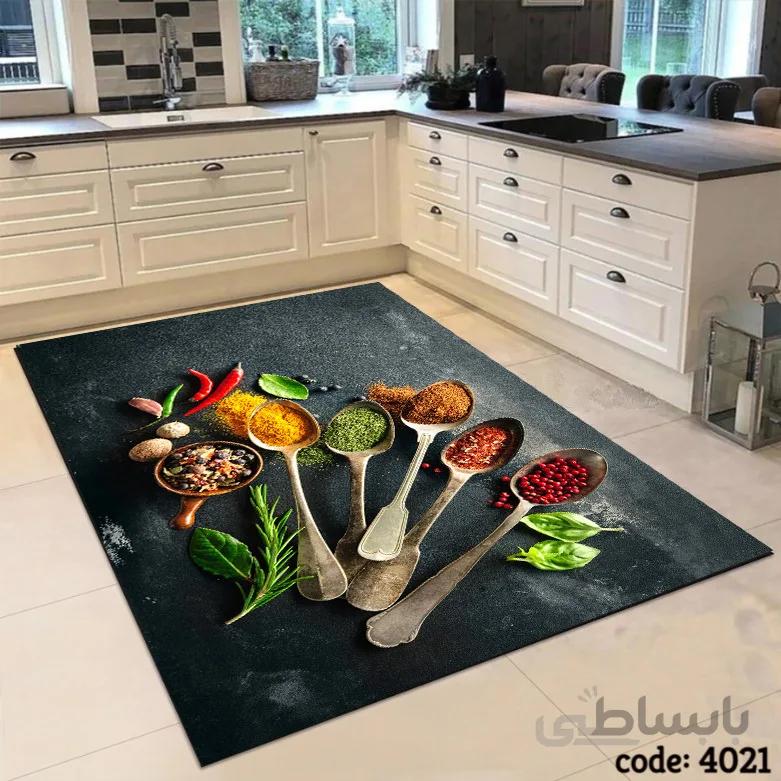 فرشینه اشپزخانه طرح قاشق ادویه 54021