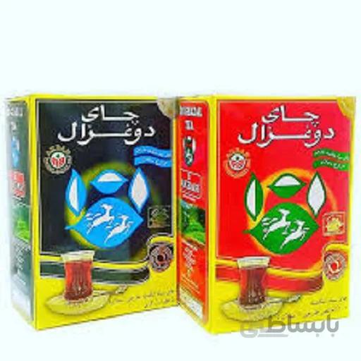 چای ساده و عطری 500 گرم دوغزال پک 4 عددی