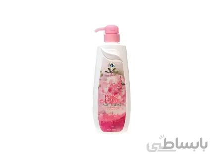 شامپو بدن والنسی حاوی عصاره گل رز حجم 400 میل