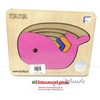 پازل چوبی لایه ای نهنگ