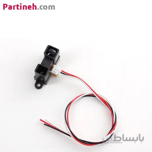 ماژول فاصله سنج مادون قرمز دور بُرد(20 - 150 سانتی متر) شارپ Sharp GP2Y0A02YK ا Partineh.com