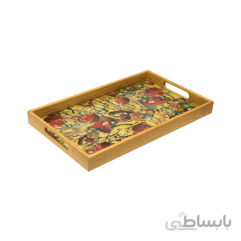 سینی چوبی-رزینی طرح خاتون