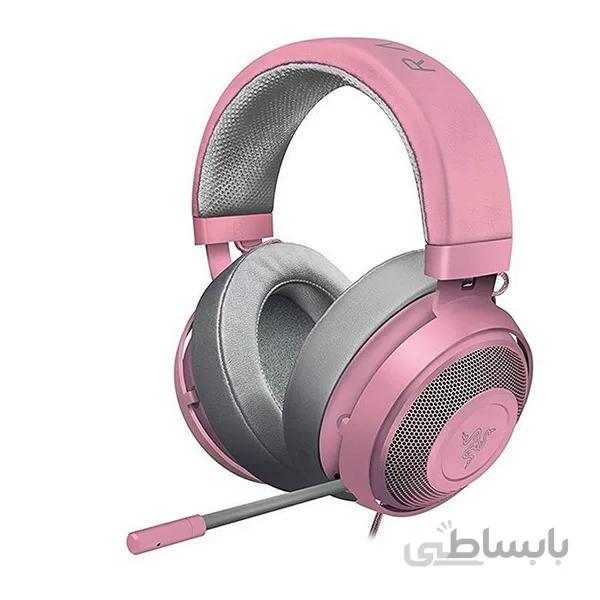 هدست گیمینگ باسیم ریزر Razer kraken pro v2 oval quartz