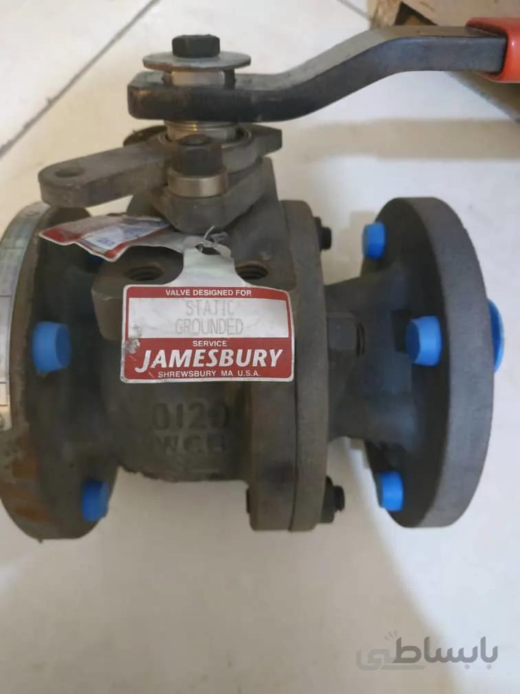 شیر توپی 2 اینچJAMESBURY/ METSO