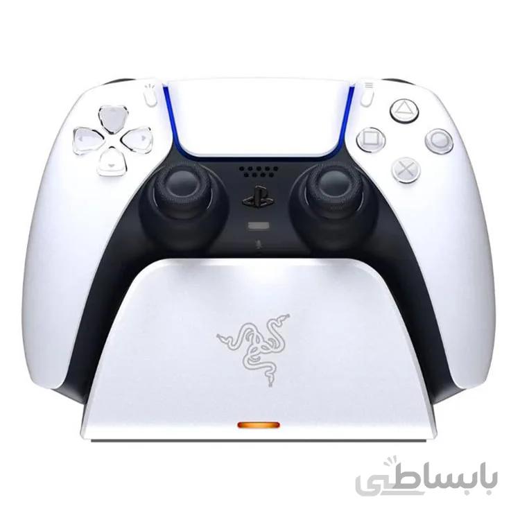 پایه شارژر دوال سنس ریزر Razer Quick Charging Stand for PS5 - سفید