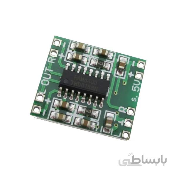 ماژول آمپلی فایر 2x3W کلاس D با تراشه PAM8403 ا ماژول آمپلی فایر 2x3W کلاس D با تراشه PAM8403 - EWAG.ir