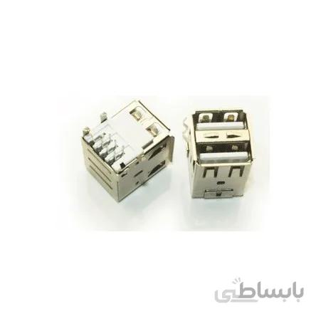 USB A Type FeMale Right Angle Double