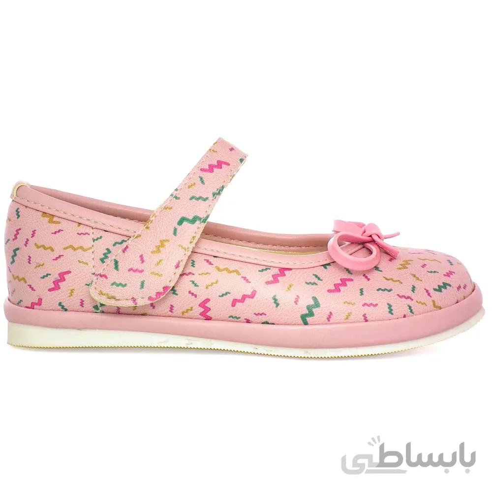 کفش دخترانه مدل ZIG ZAG PRINT صورتی