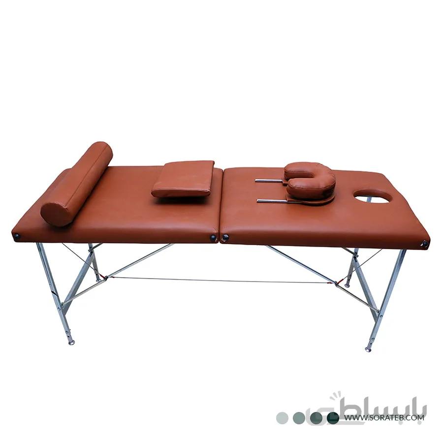 تخت ماساژ تاشو پرتابل پایه استیل