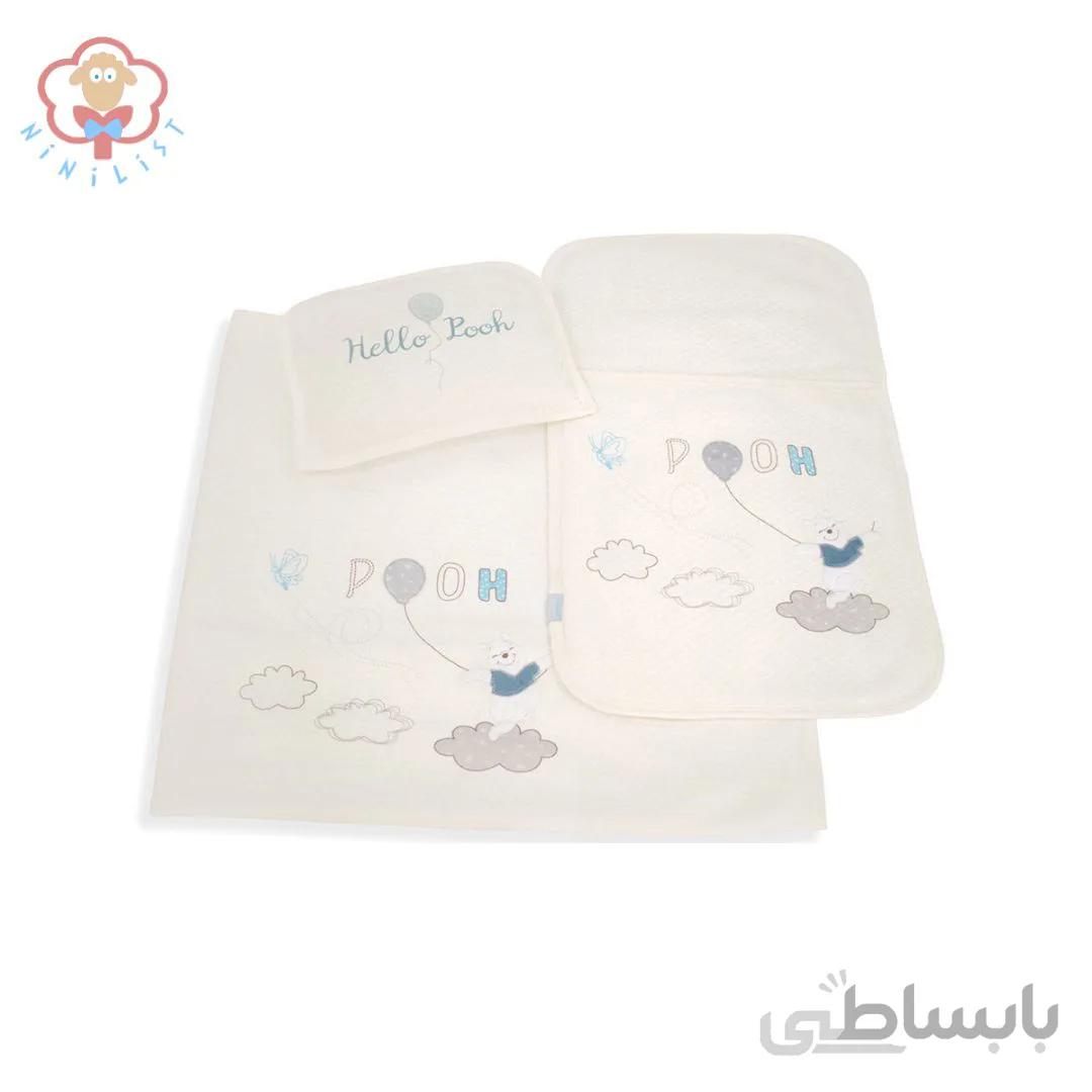 سرویس‌خواب ۳تکه مسافرتی Hello Pooh-blue رزبرن