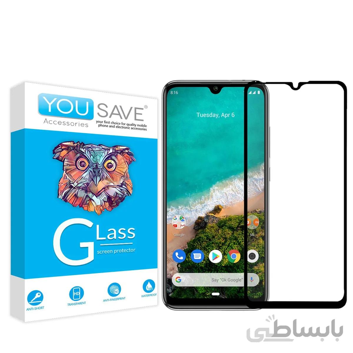 گلس تمام صفحه یوسیو مناسب برای گوشی شیائومی Mi A3
