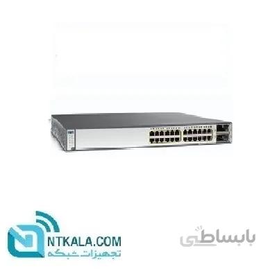 سوئیچ 24 پورت سیسکو با ماژول WS-C3750E-24TD-S 10G
