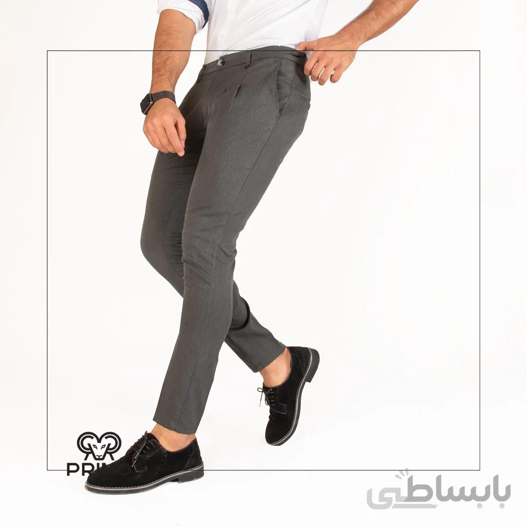 شلوار پارچه فاستونی مردانه مدل ساده 315803
