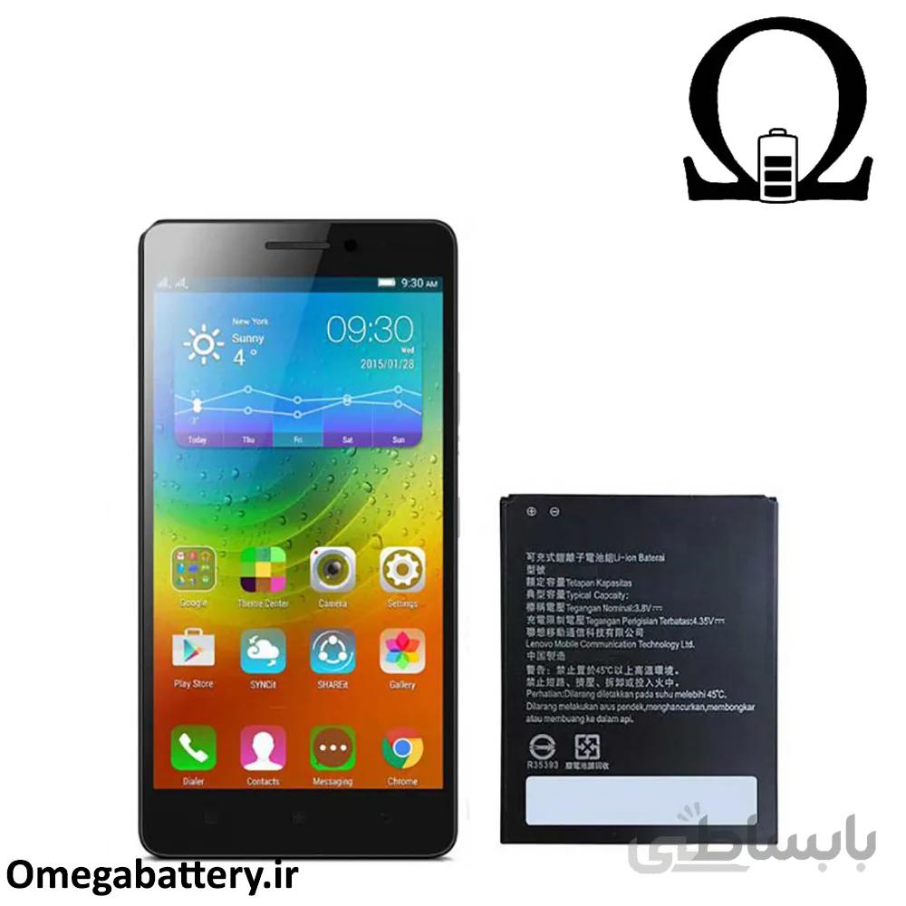 باتری موبایل لنوو مدل BL243 با ظرفیت 2900mAh مناسب برای گوشی های موبایل لنوو A7000 ا Lenovo BL243 2900mAh Cell Mobile Phone Battery For Lenovo A7000