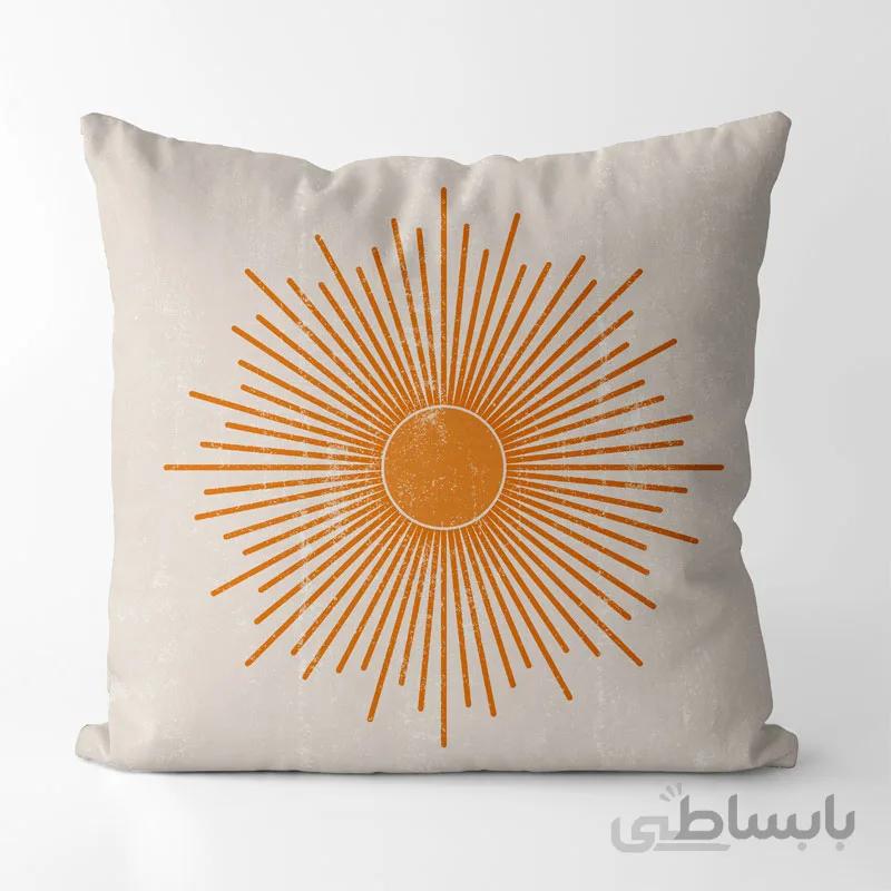 کاور کوسن مینیمال طرح خورشید m1014