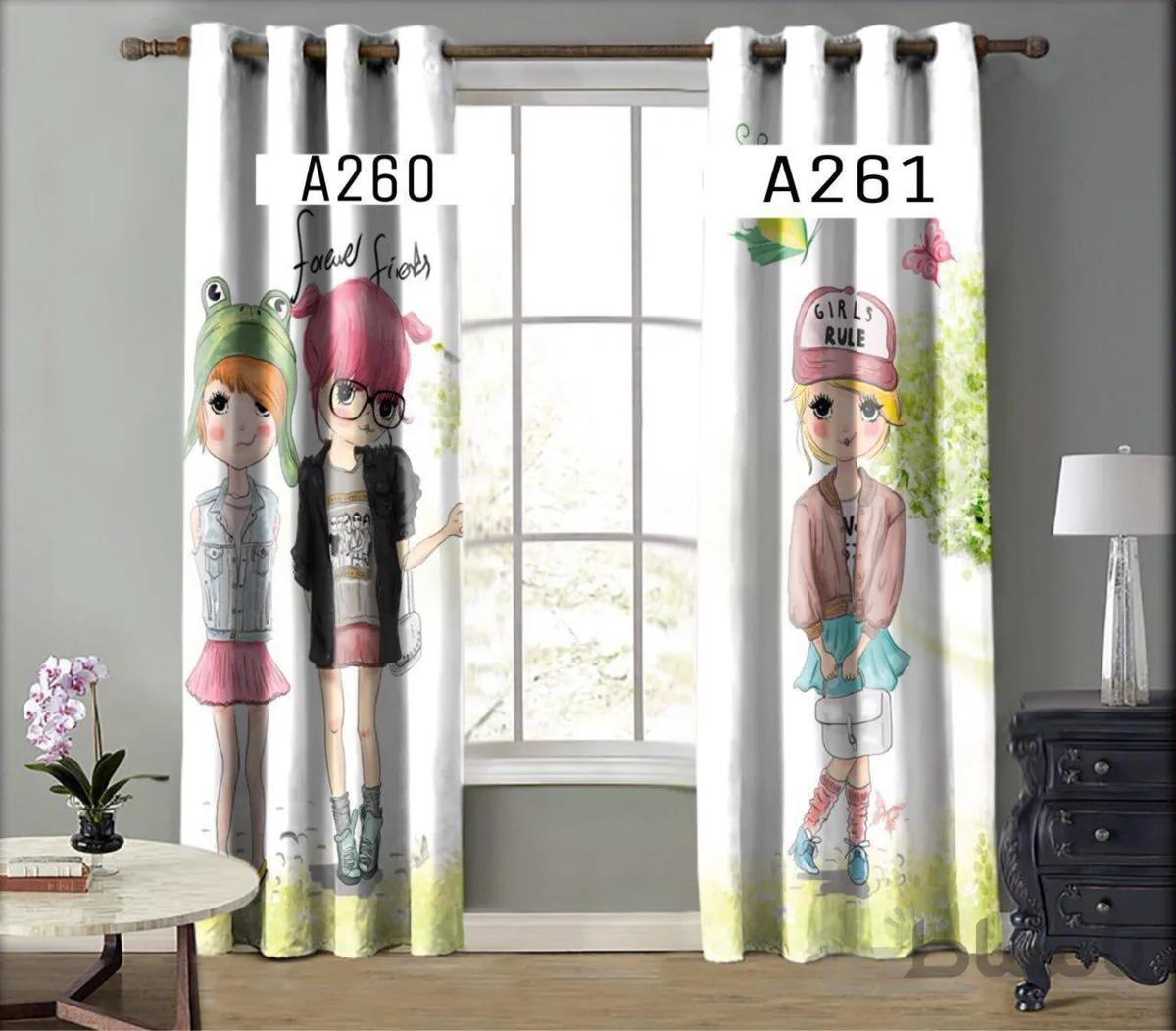 پرده چاپی طرح کودک و نوجوان کد A260 / A261