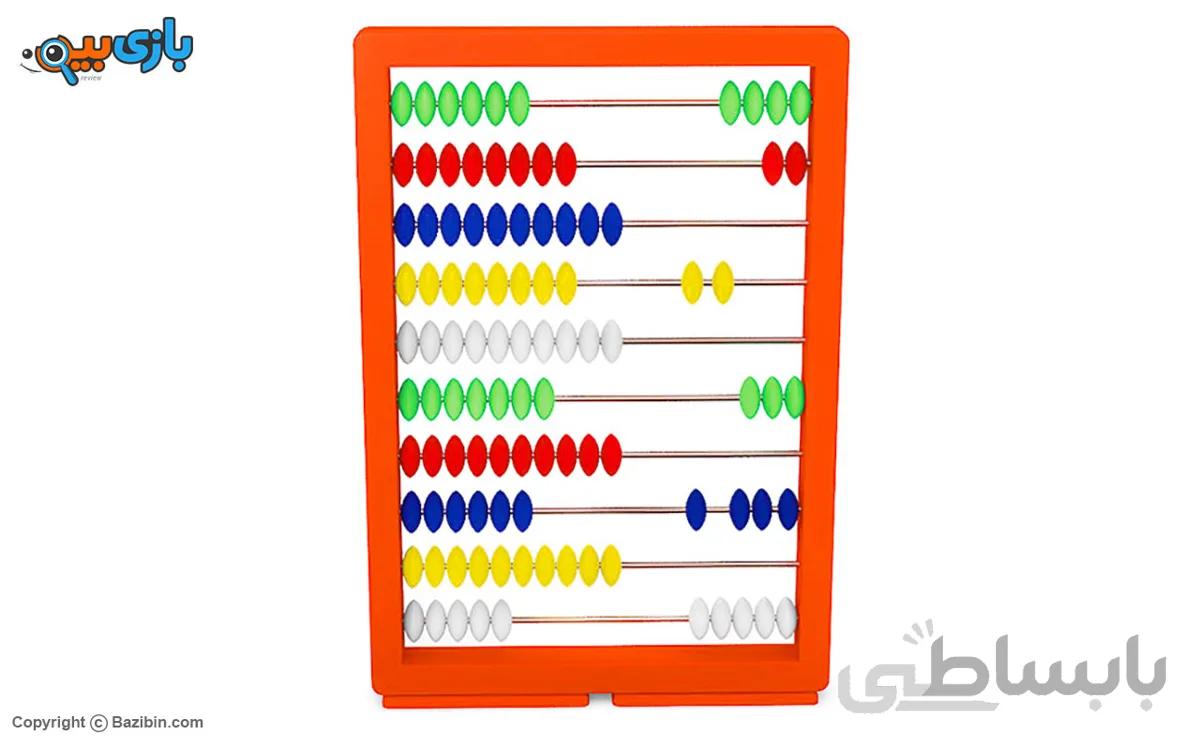 اسباب بازی آموزشی چرتکه کوچک افقی لبخند