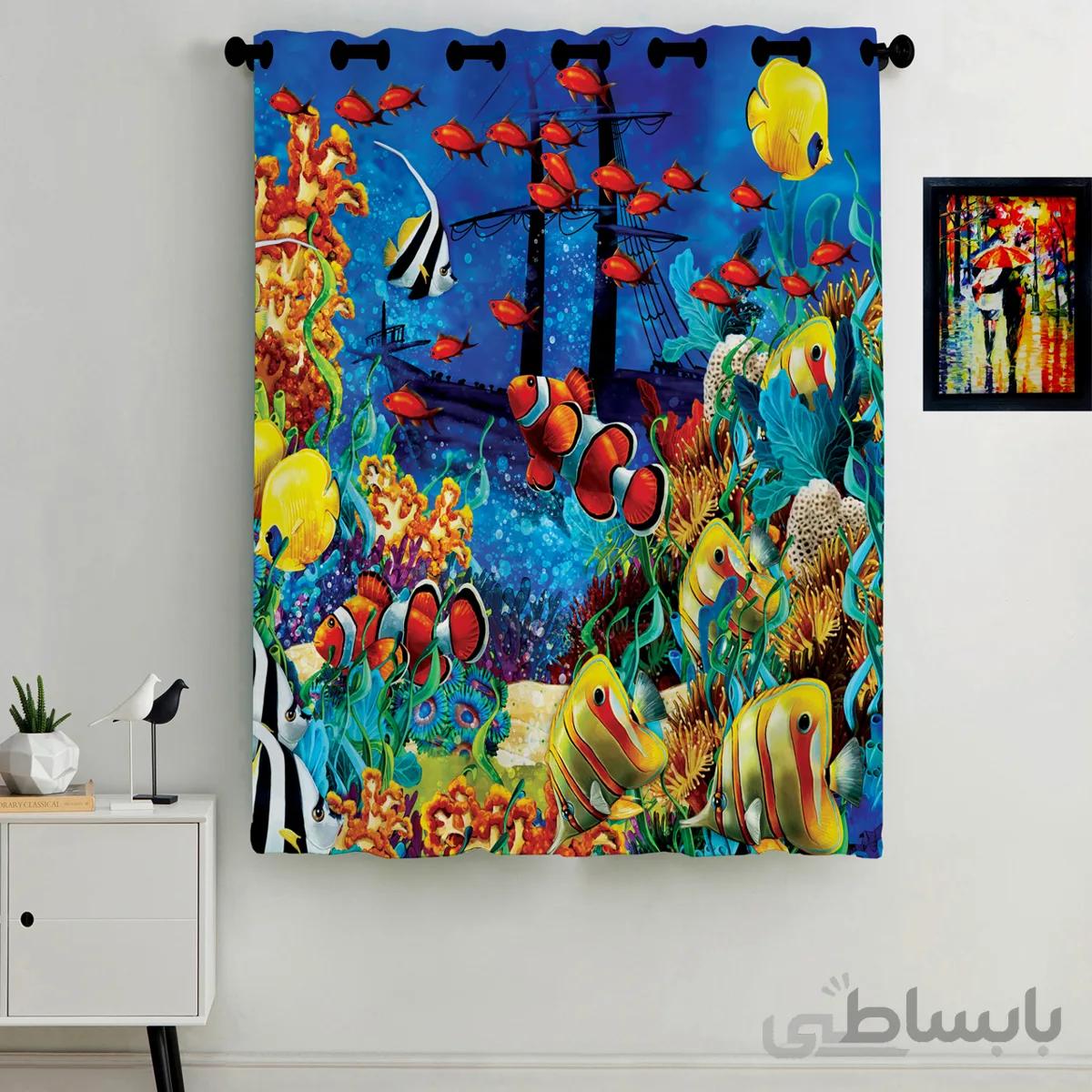 پرده مخمل رنس مدل C4-50855