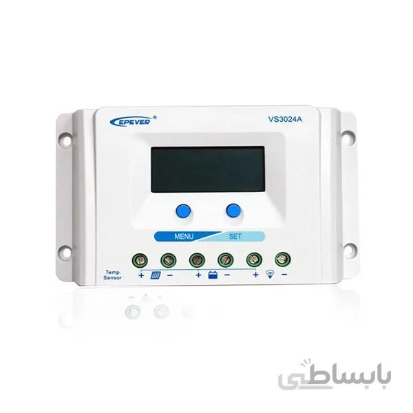 شارژ کنترلر خورشیدی 30 آمپر EPsolar / Epever pwm VS3024A ا charge controller 45A/h 12/24v Auto Epsolar PWM VS4524BN series