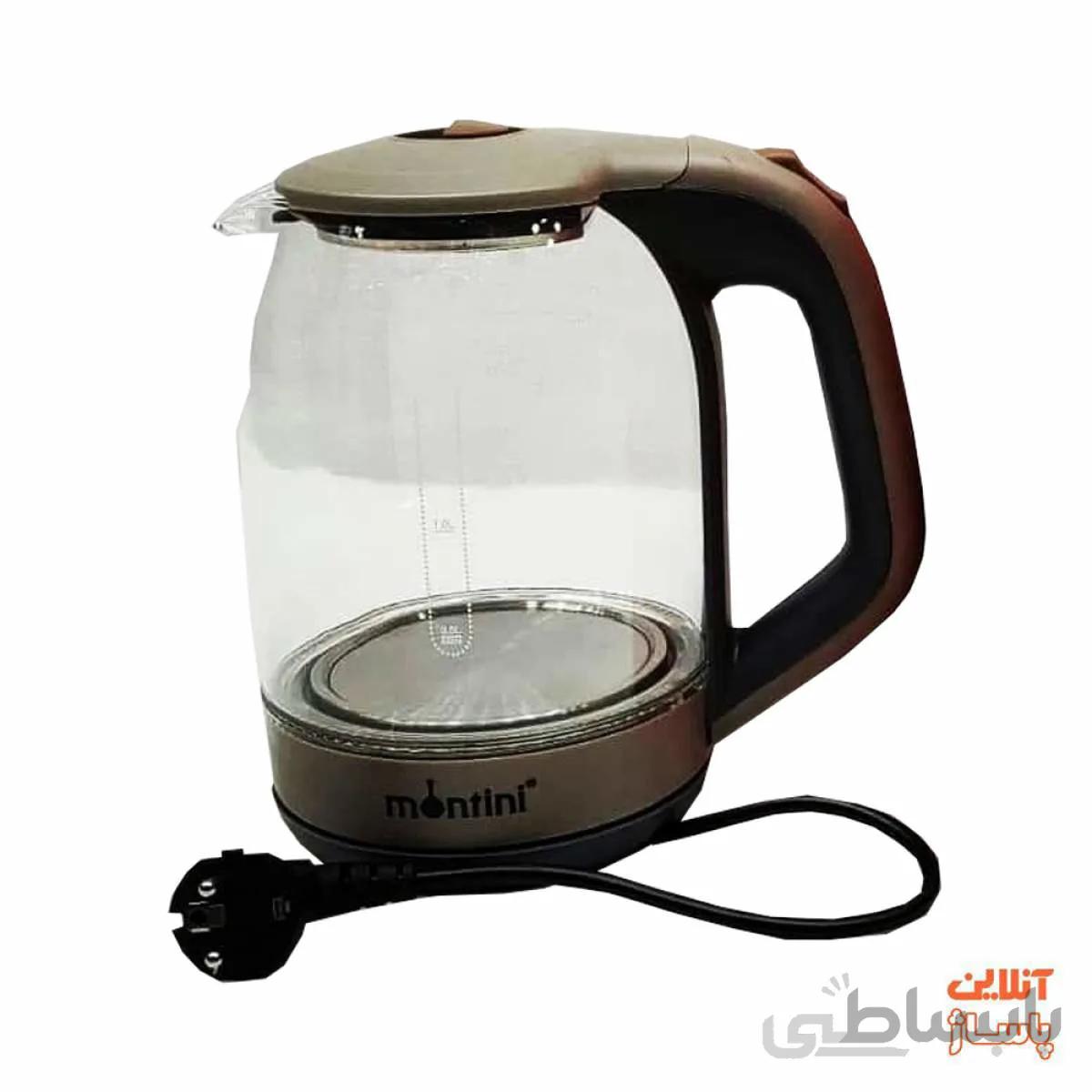 کتری برقی مونتینی مدا Sina-577 ا Montini Sina-577 Glass Electric Kettle