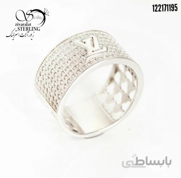 انگشتر نقره زنانه مدل اسپیرینگ